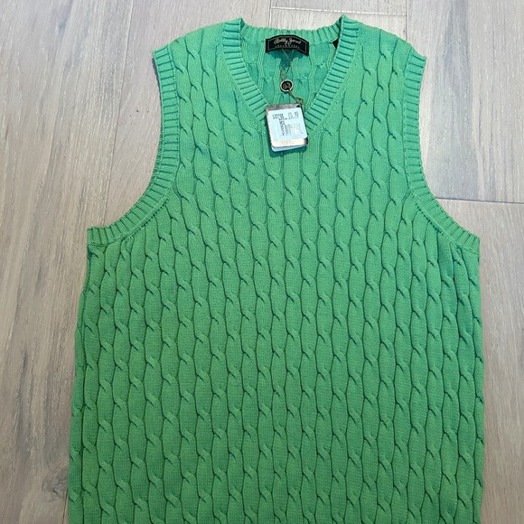 NWT Bobby Jones Collection Green Vest Size M Preppy ~ Colorful! - Picture 1 of 3